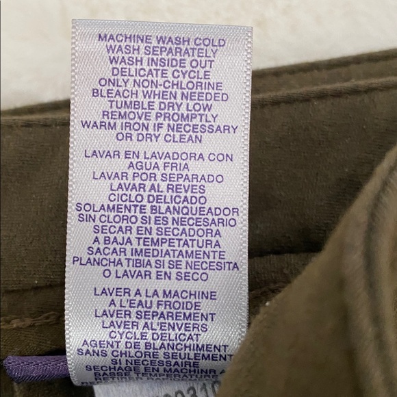 NYDJ Women’s Olive Slim Pants. NWOT Beautiful Heavy Fabric. Dressy & Comfortable - Picture 4 of 12